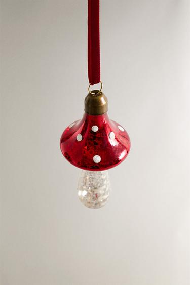RED MUSHROOM TREE DECORATION - Red by Zara - Image 1