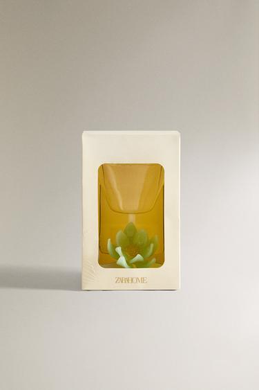 VERRE À VIN BOROSILICATE FLEUR - Vert de Zara - Image 3