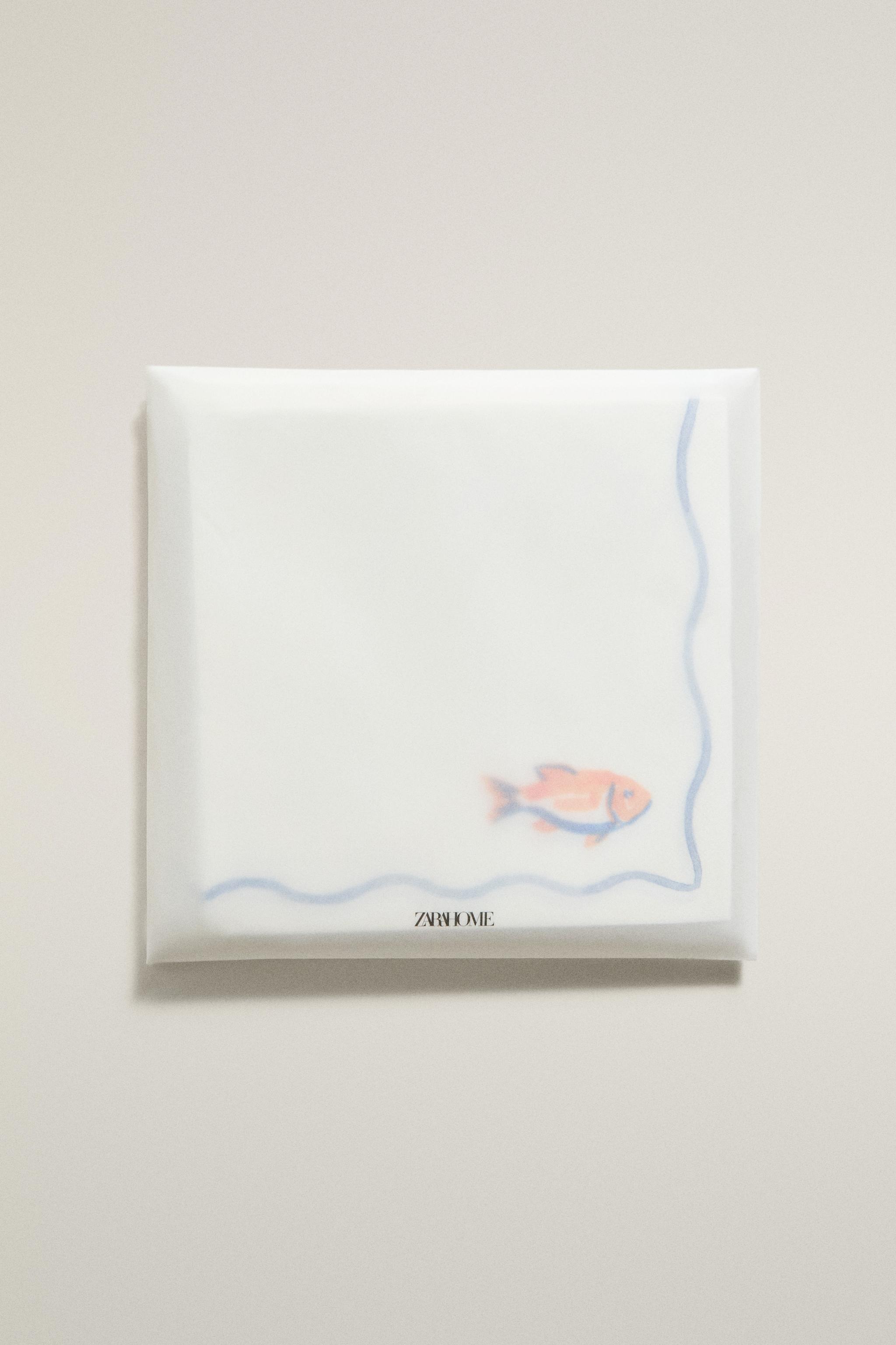 FISH PAPER NAPKINS (PACK OF 20)