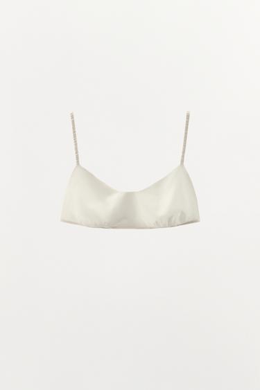 ბრალეტი აბრეშუმი - Zara-ს Ecru