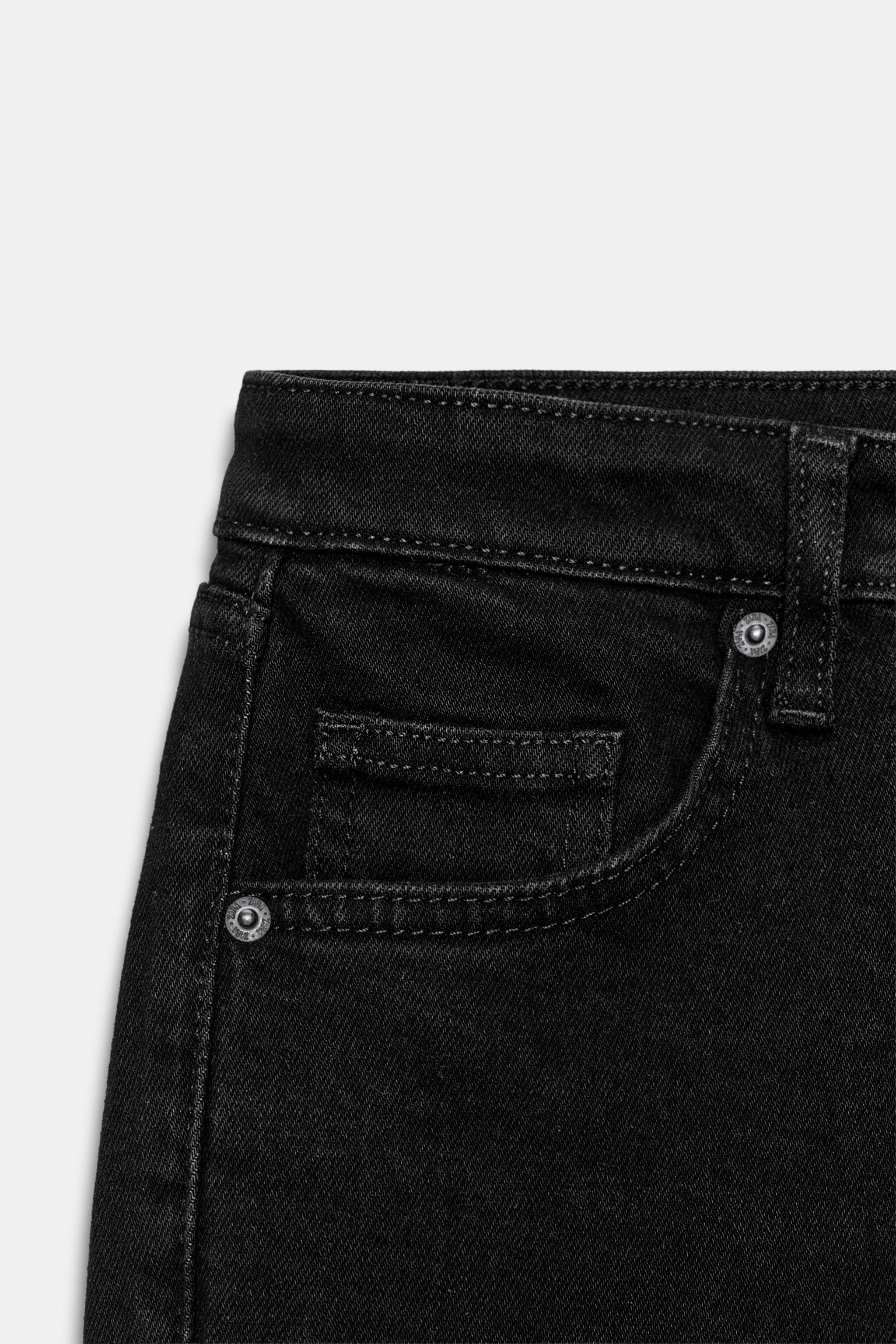 TRF HIGH-WAIST CROPPED FLARE JEANS