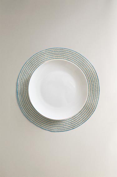 PACK OF ROUND PLACEMATS (PACK OF 2) - Light blue by Zara - Image 4