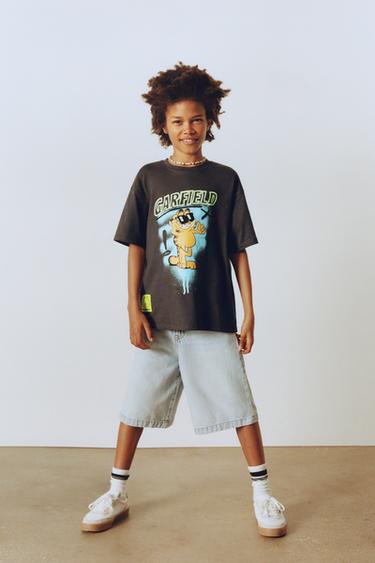 Zara GARFIELD © PAWS INC T-SHIRT - Anthracite grey