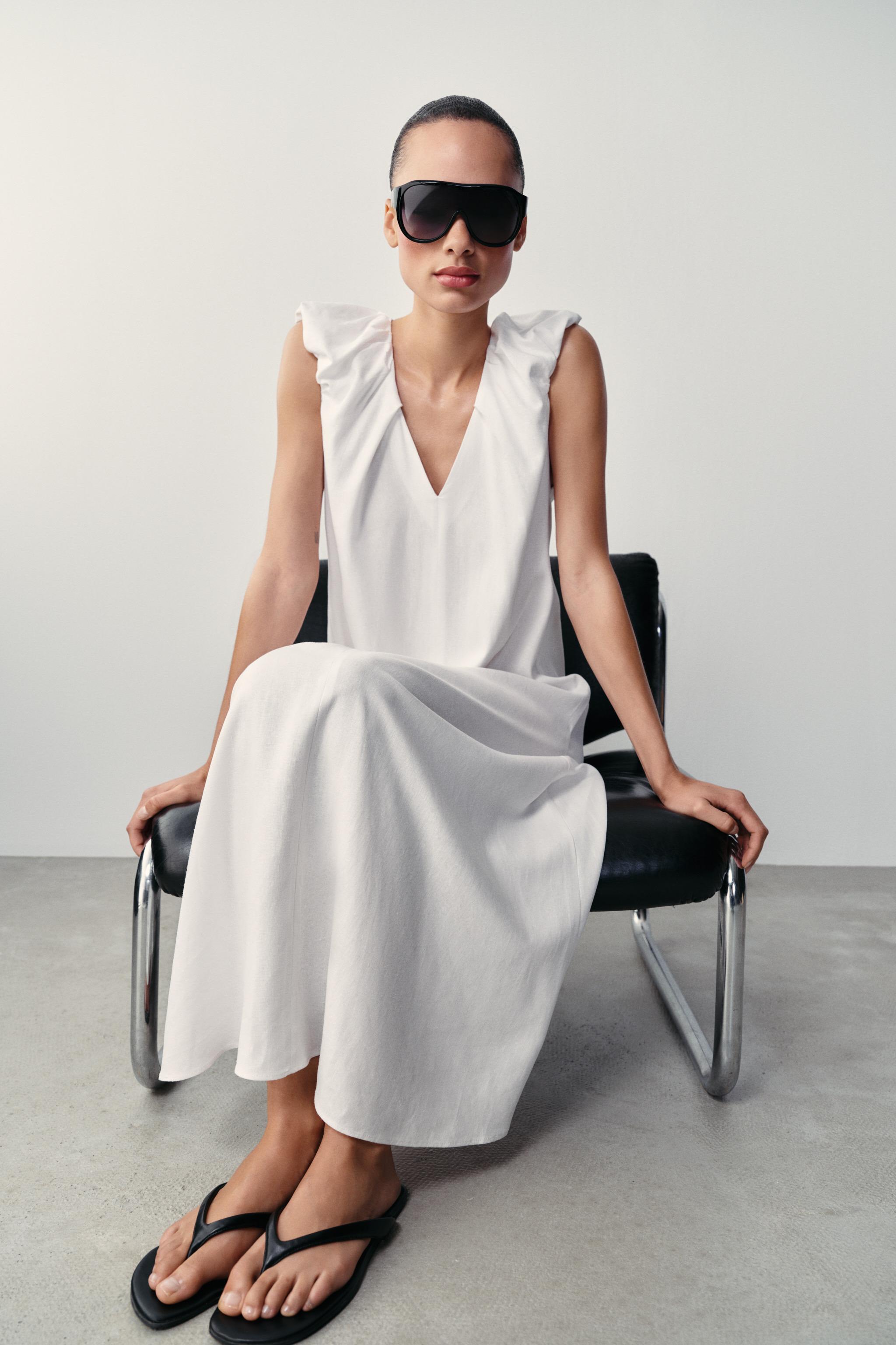 LINEN LONG DRESS