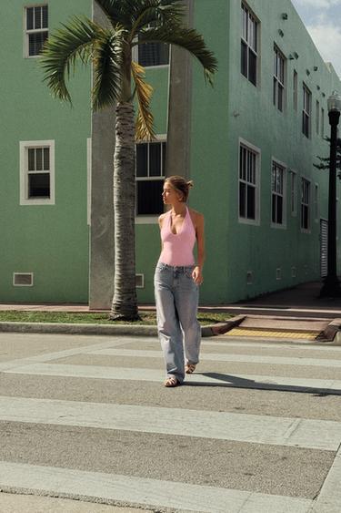 BODY CONTRASTE STRETCH - Rosa de Zara