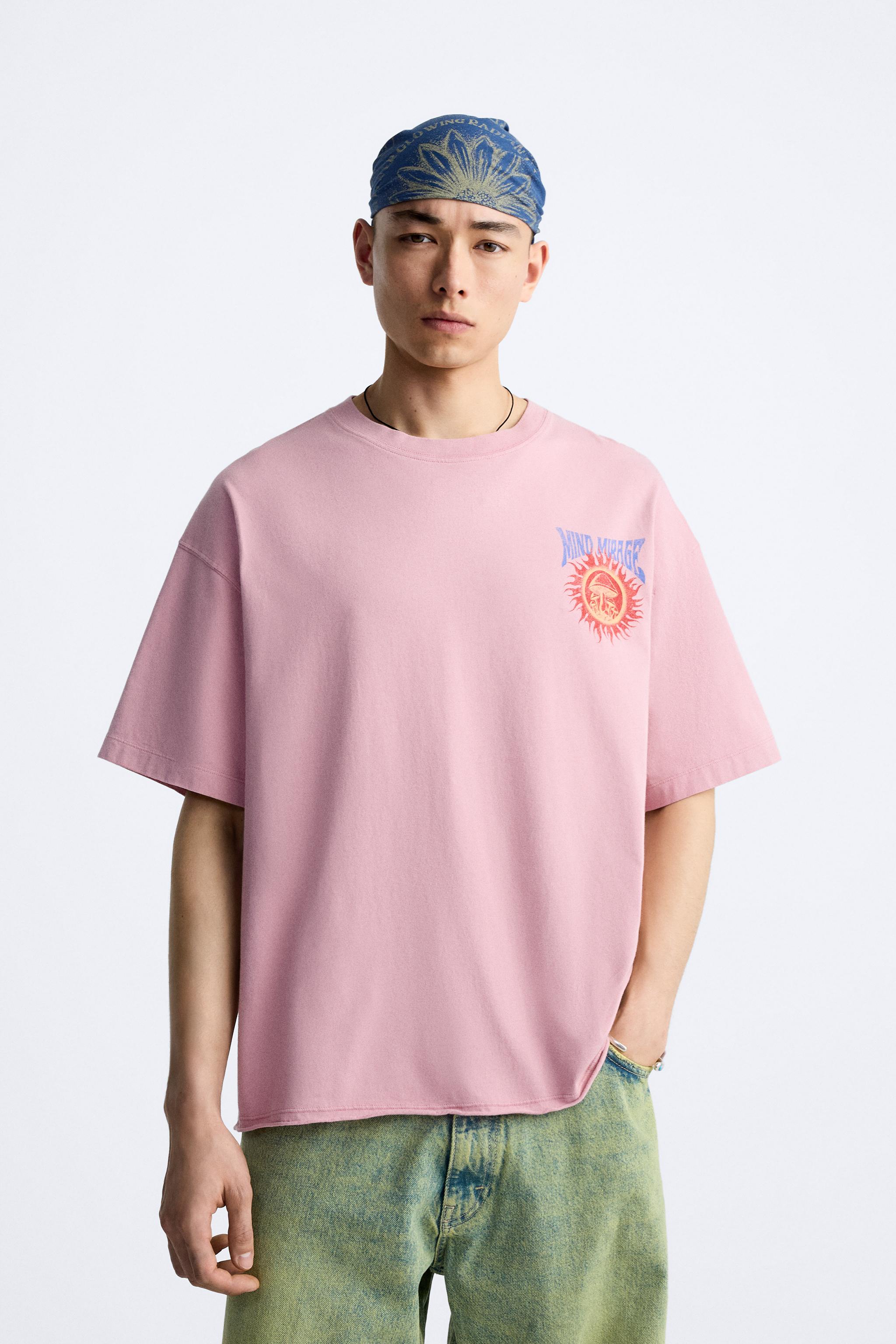 WASHED PRINTED T-SHIRT