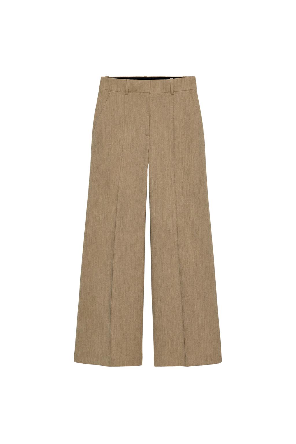 WOOL BLEND FRONT SEAM PANTS ZW COLLECTION - image 3