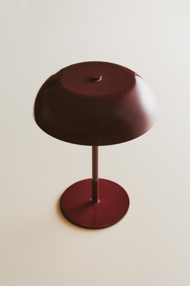 MONOCHROME TOUCH TABLE LAMP - Burgundy by Zara