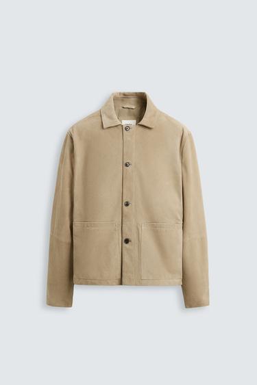 SOBRECAMISA PIEL ANTE - Arena de Zara