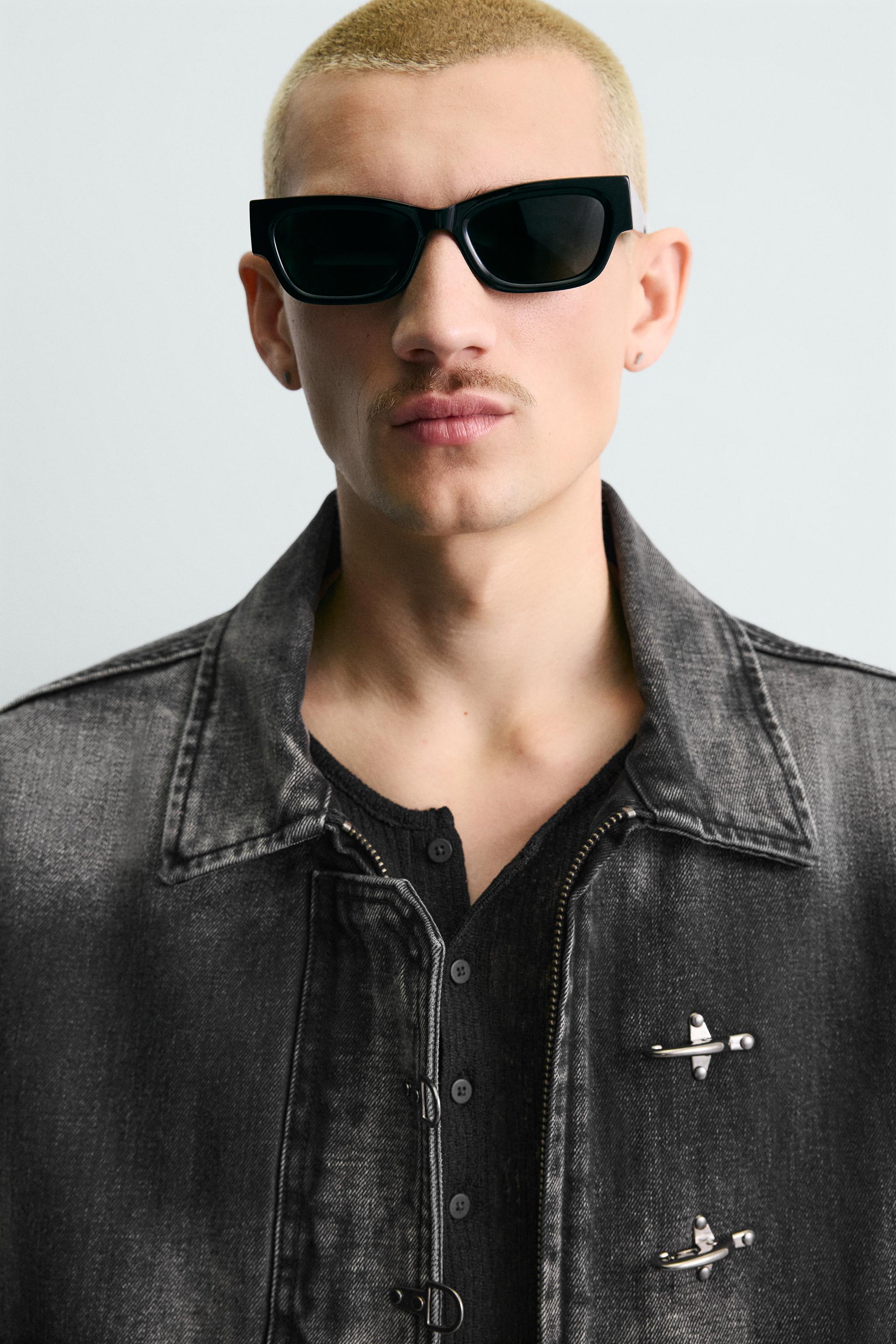 BOXY FIT DENIM JACKET WITH FIREMAN CLASPS