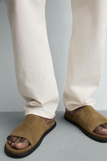 LEATHER SANDALS -  by Zara - Image 2