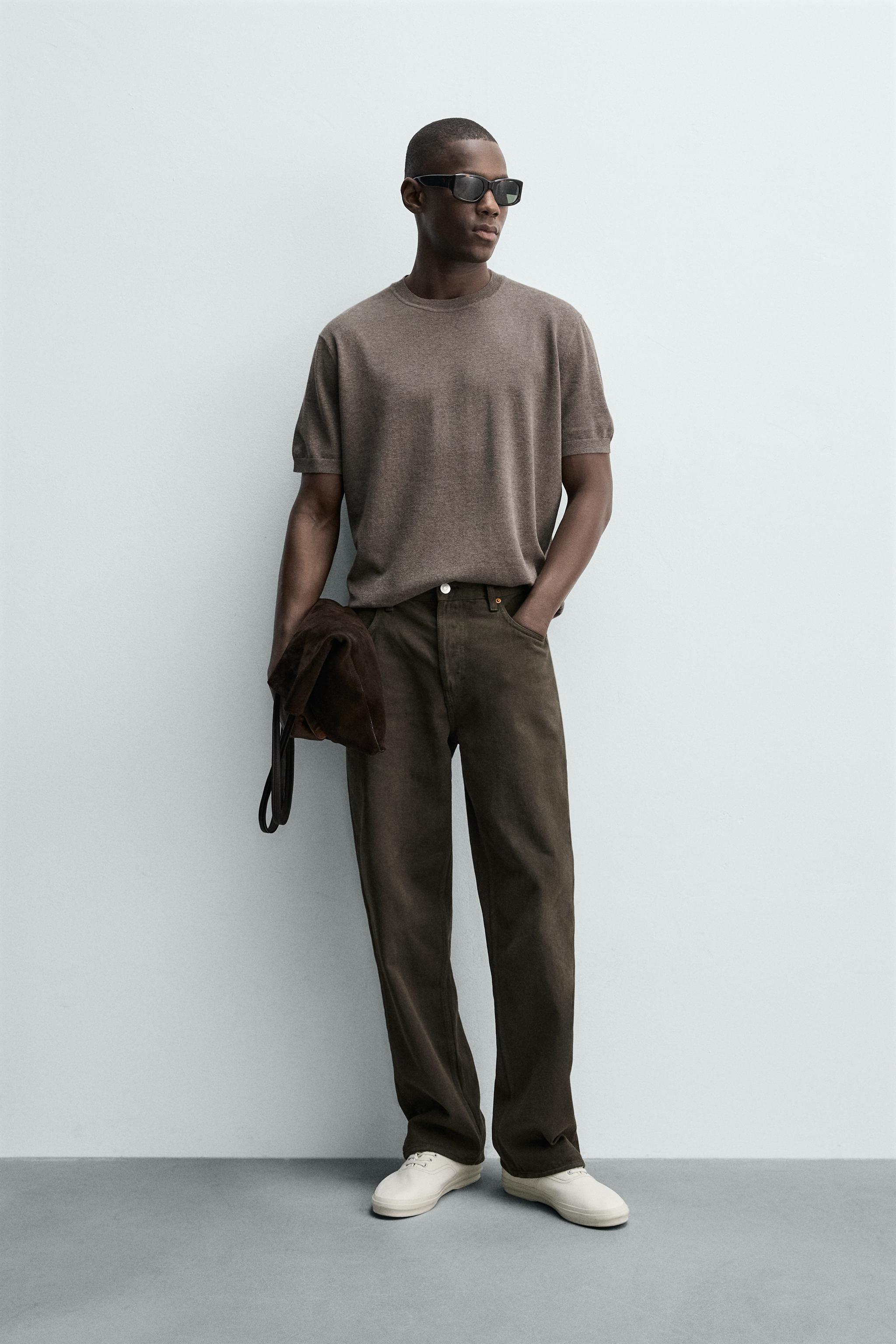 T-SHIRT EN MAILLE REGULAR FIT