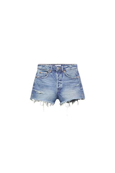 TRF HIGH RISE DENIM SHORTS