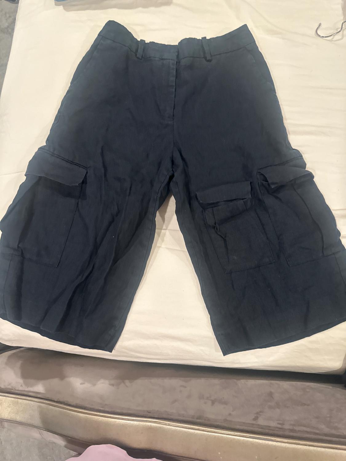 BERMUDA CARGO 100% LINO