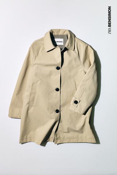 LANGER TRENCHCOAT BENSIMON ® X ZARA - Beige von Zara