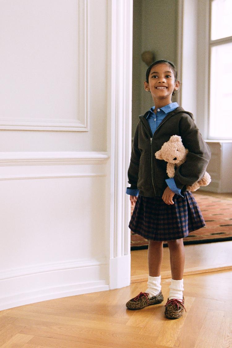 Falda estampado cuadros