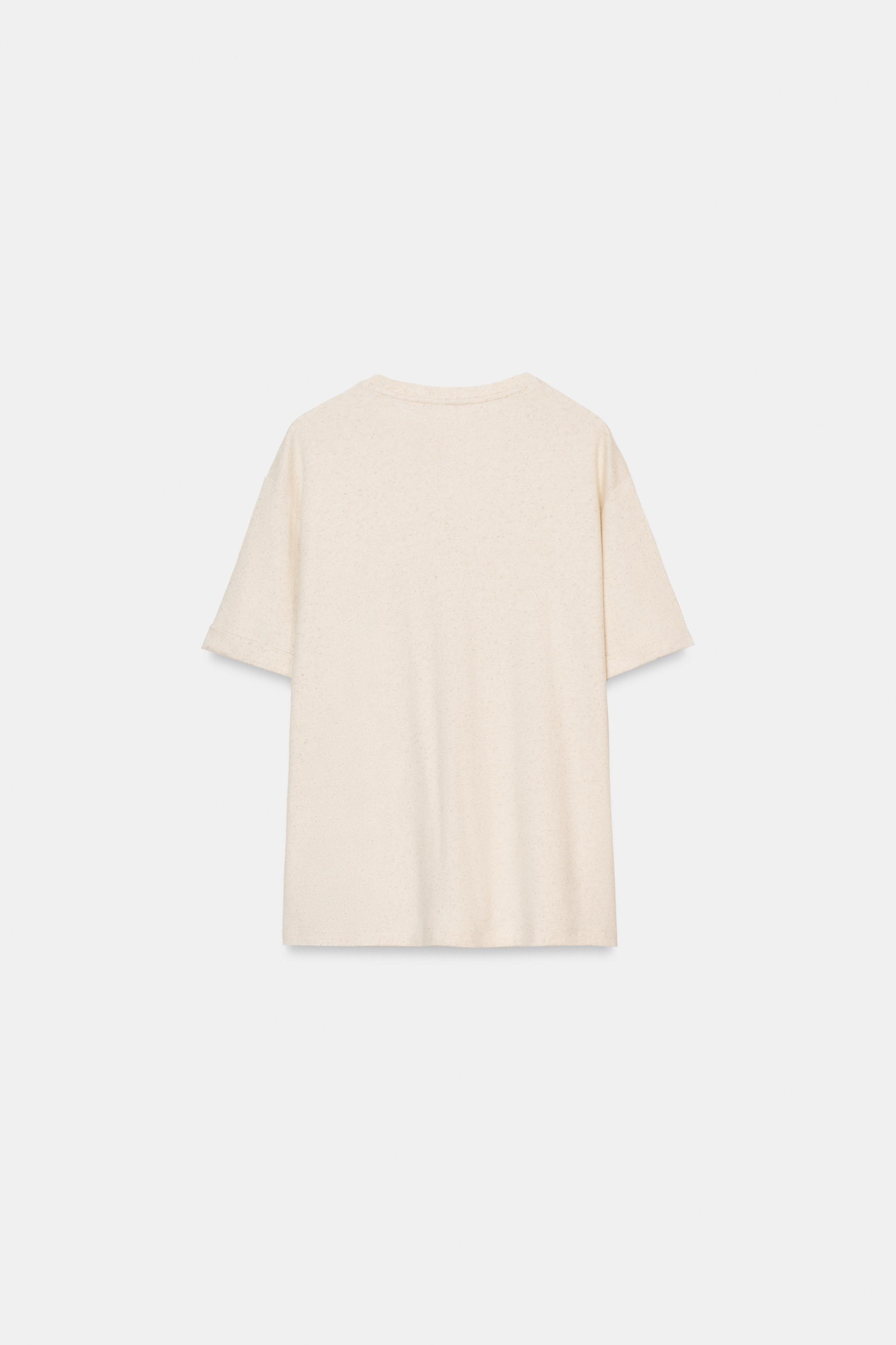 T-SHIRT FLUIDE À MANCHES COURTES