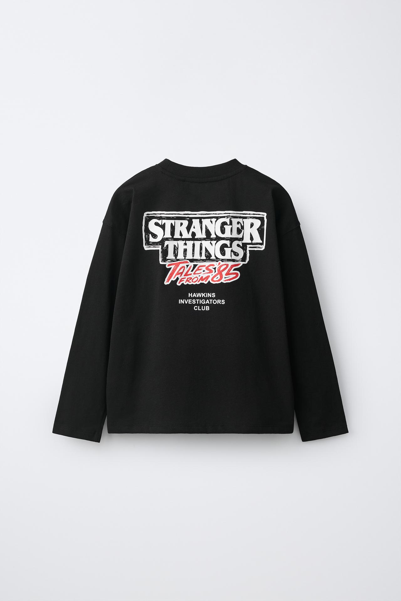 STRANGER THINGS © NETFLIX PRINT T-SHIRT — Anthracite grey