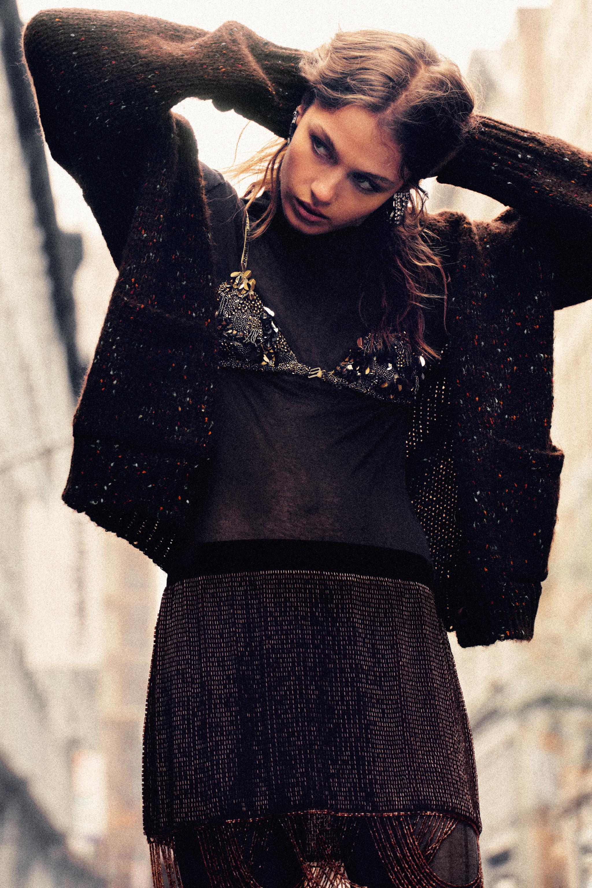 OVERSIZED KNIT PINCHITA CARDIGAN