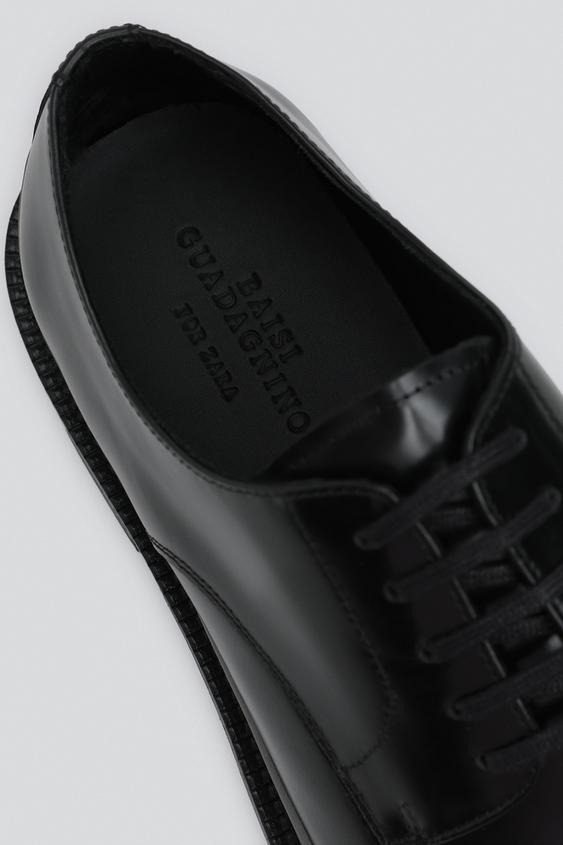 CHAUSSURES EN CUIR - Noir de Zara - Image 5
