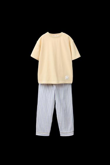 6-14 YEARS/ TEXTURED PYJAMAS - Blue by Zara - Image 0