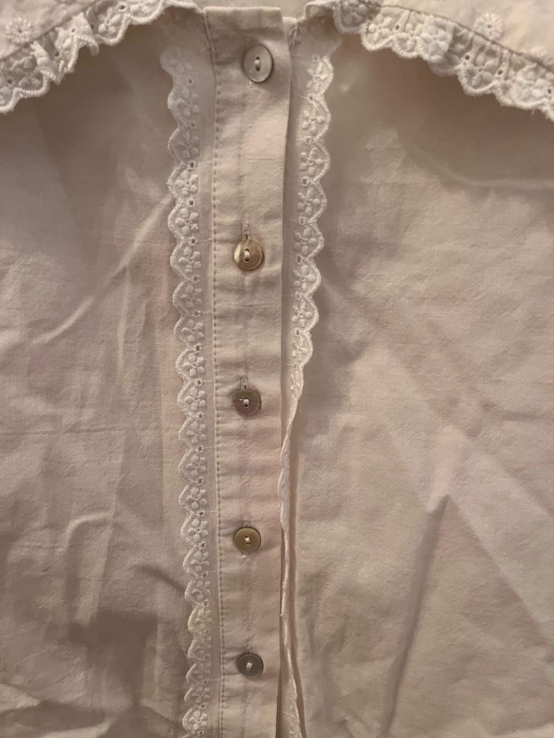 BLOUSE WITH EMBROIDERED COLLAR - Image 7