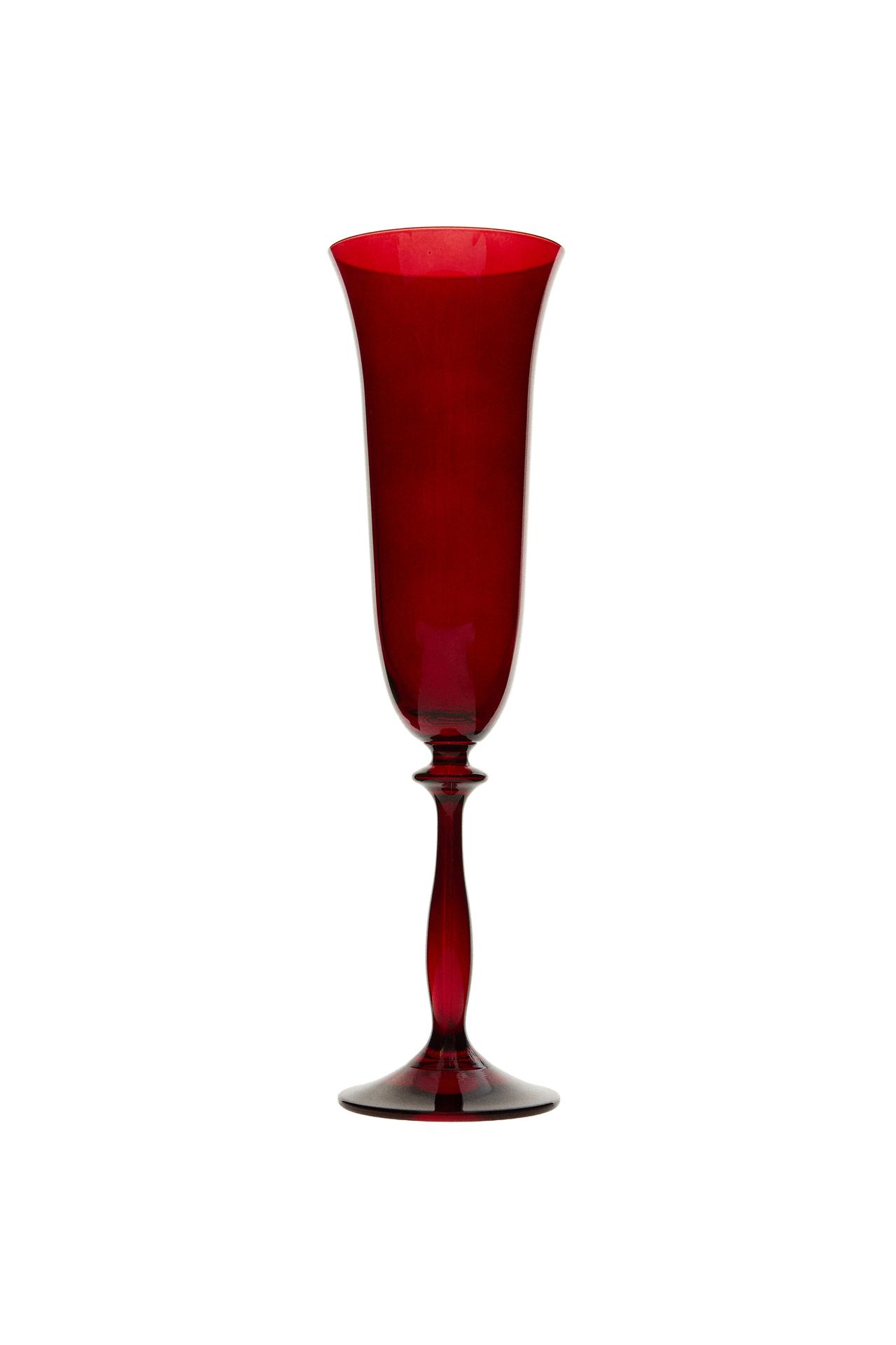 CHRISTMAS FLUTE GLASS