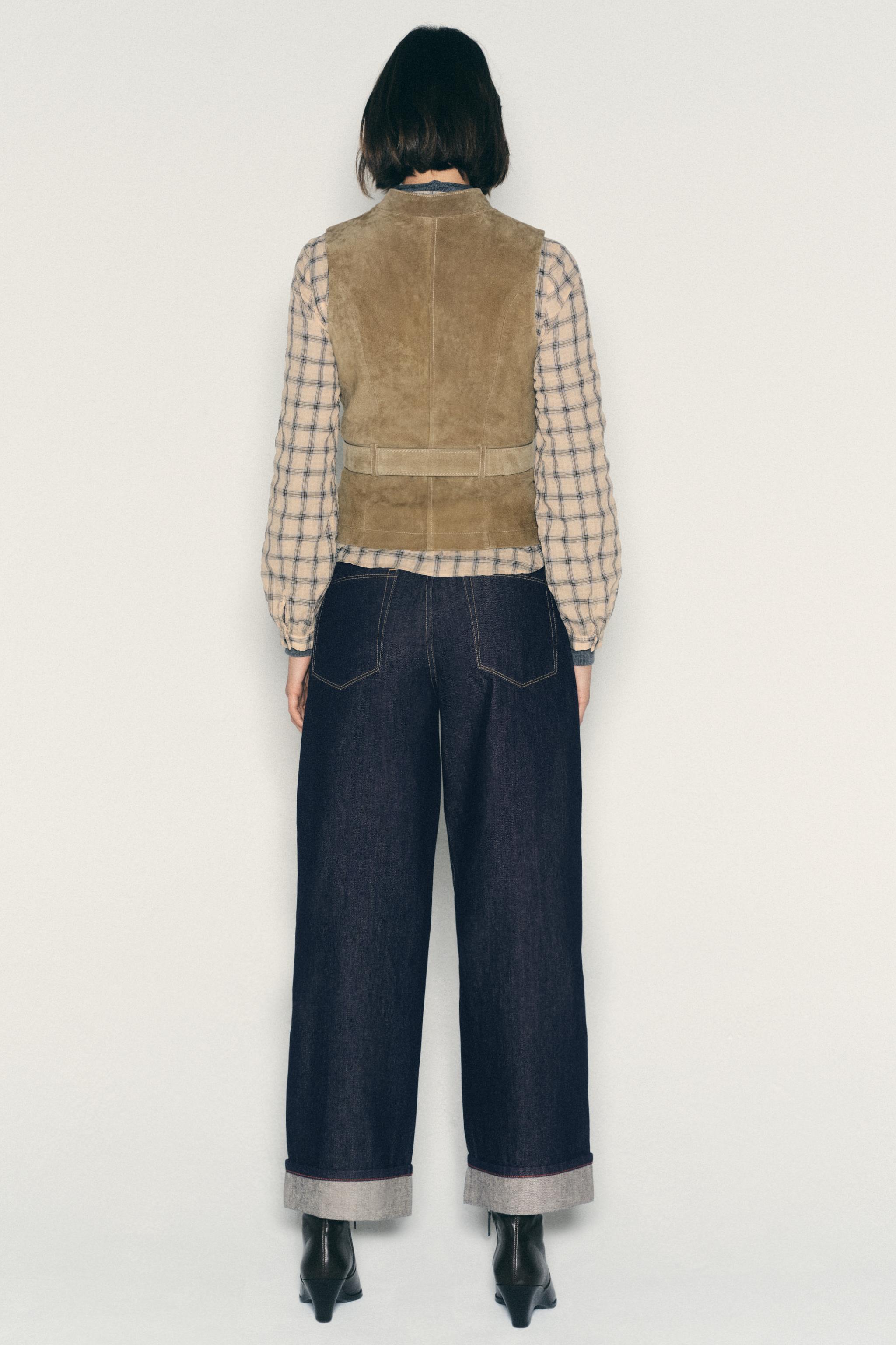 100% LEATHER TAB BODYSUIT