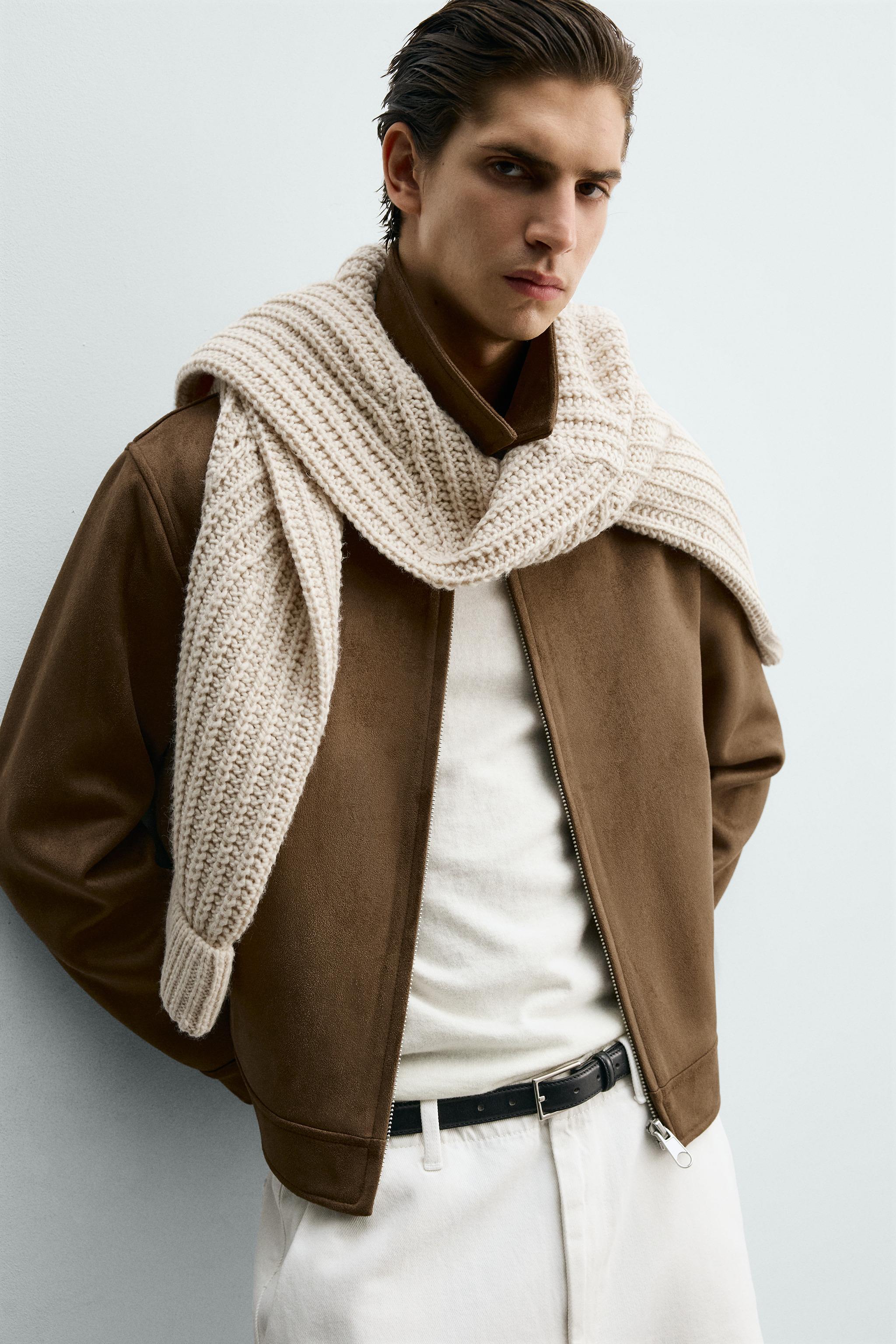 BLOUSON COURT regular fit EFFET DAIM