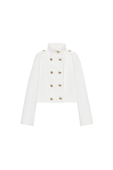 GOLD BUTTON DOUBLE-BREASTED JACKET