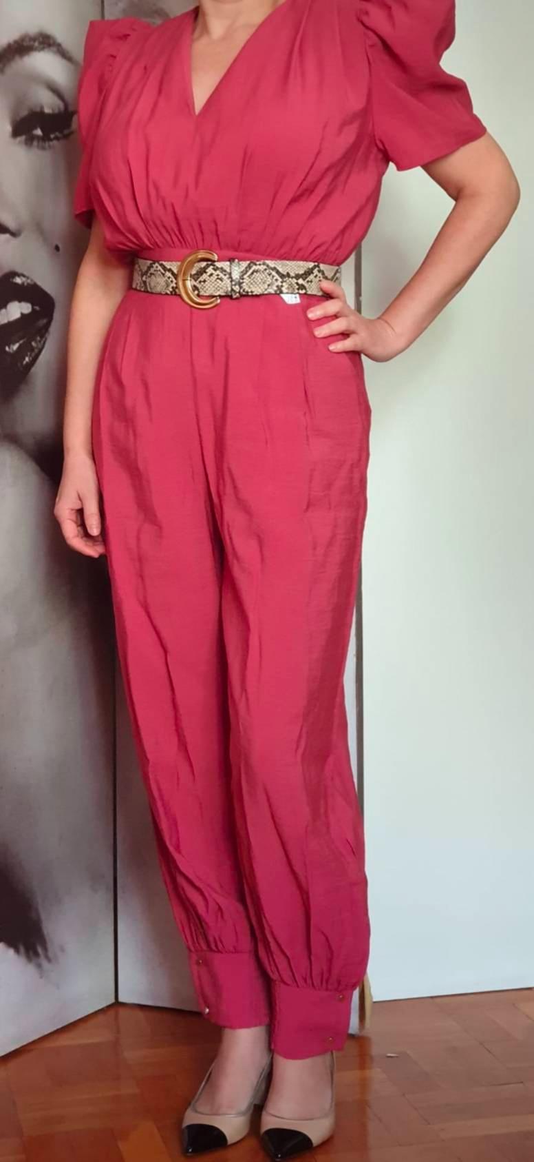 LONG BELTED JUMPSUIT - Image 2