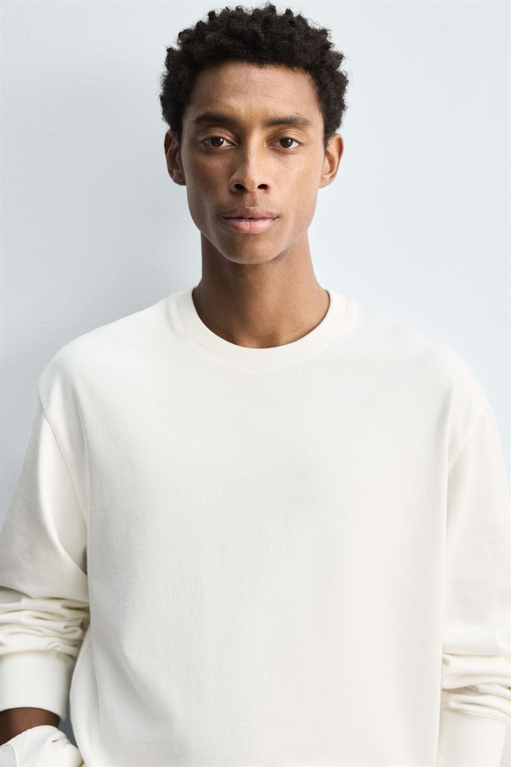 SOFT CREWNECK WASHED SWEATSHIRT