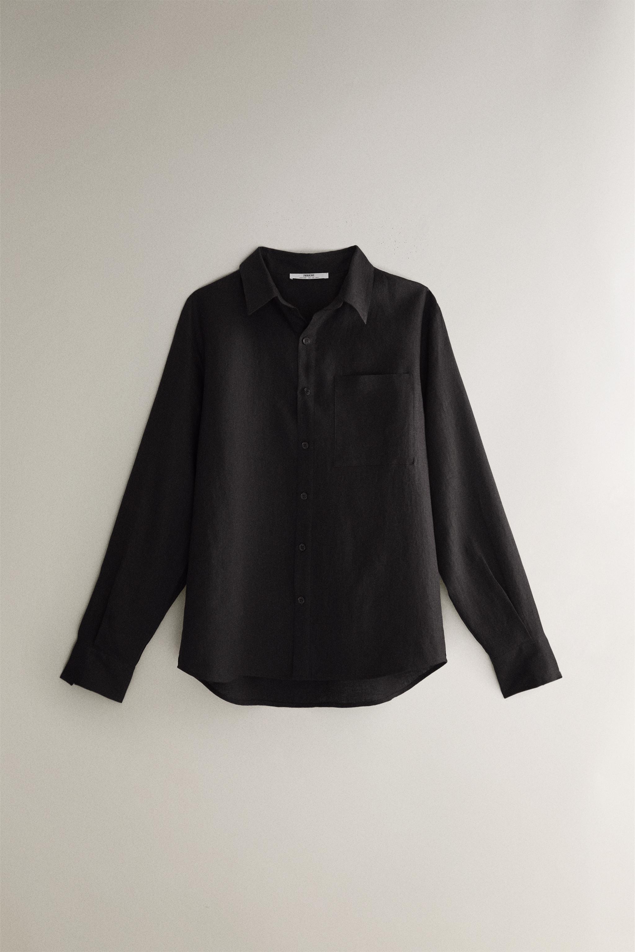 Linen-Blend Easy Shirt | Gap Factory