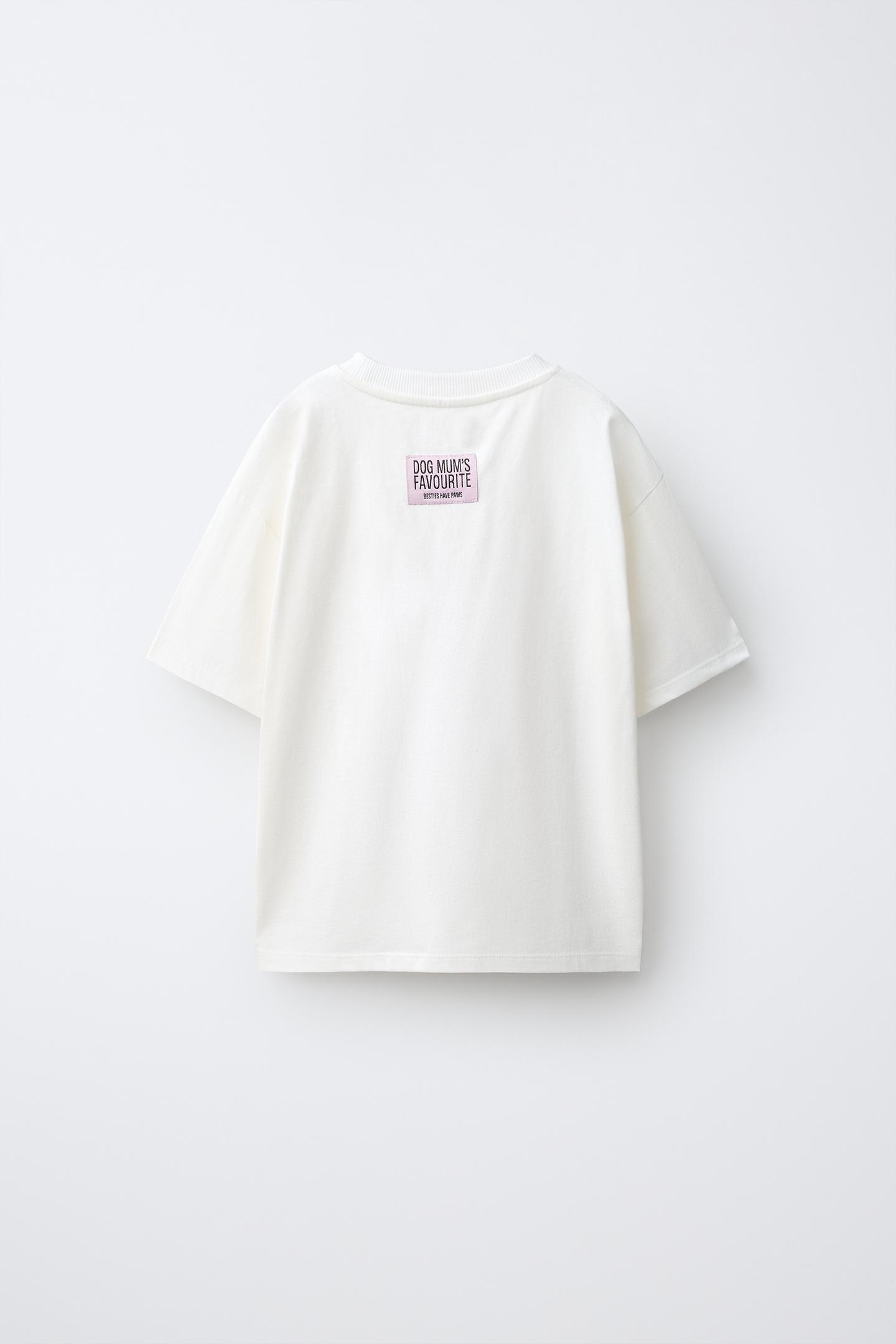 Детская футболка Zara Photo Print, цвет: Белый — фото 2