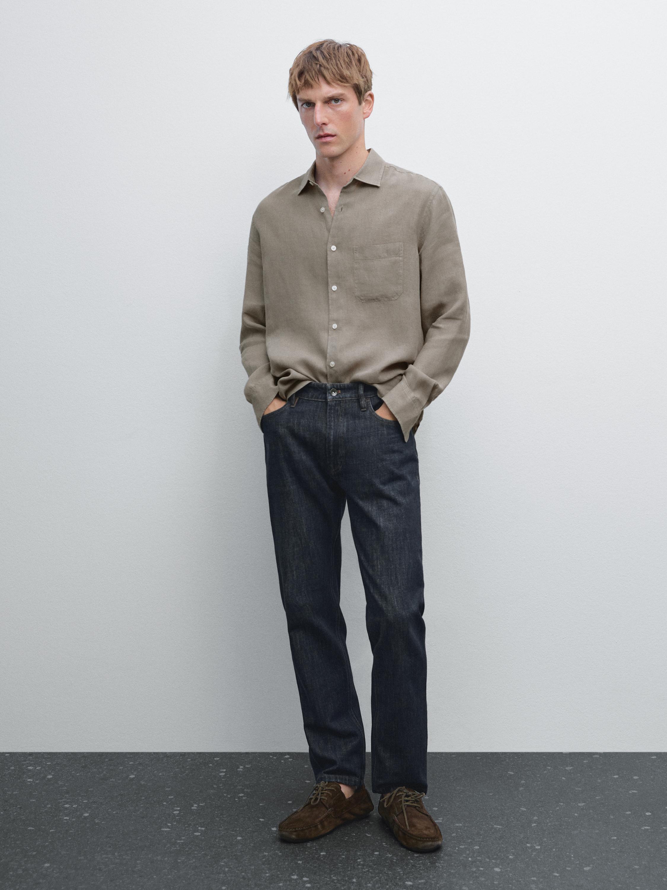 Chemise regular avec poche