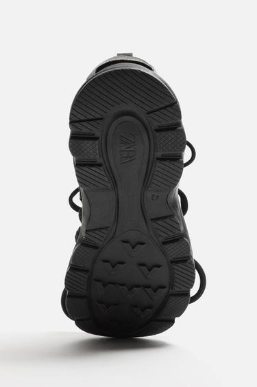 BASKET MULTI-LACETS - Noir de Zara - Image 5