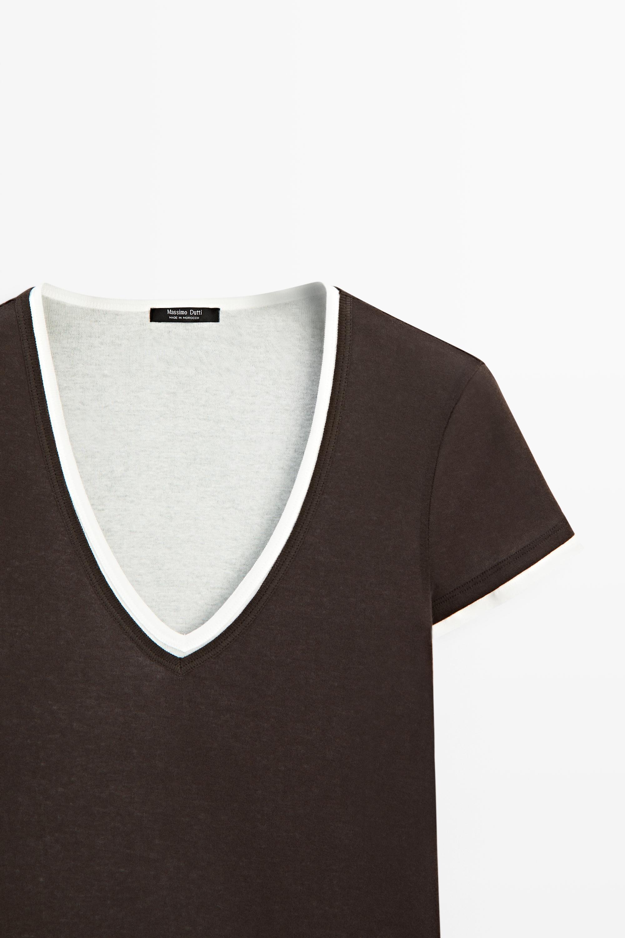 100% cotton double-layer short sleeve T-shirt