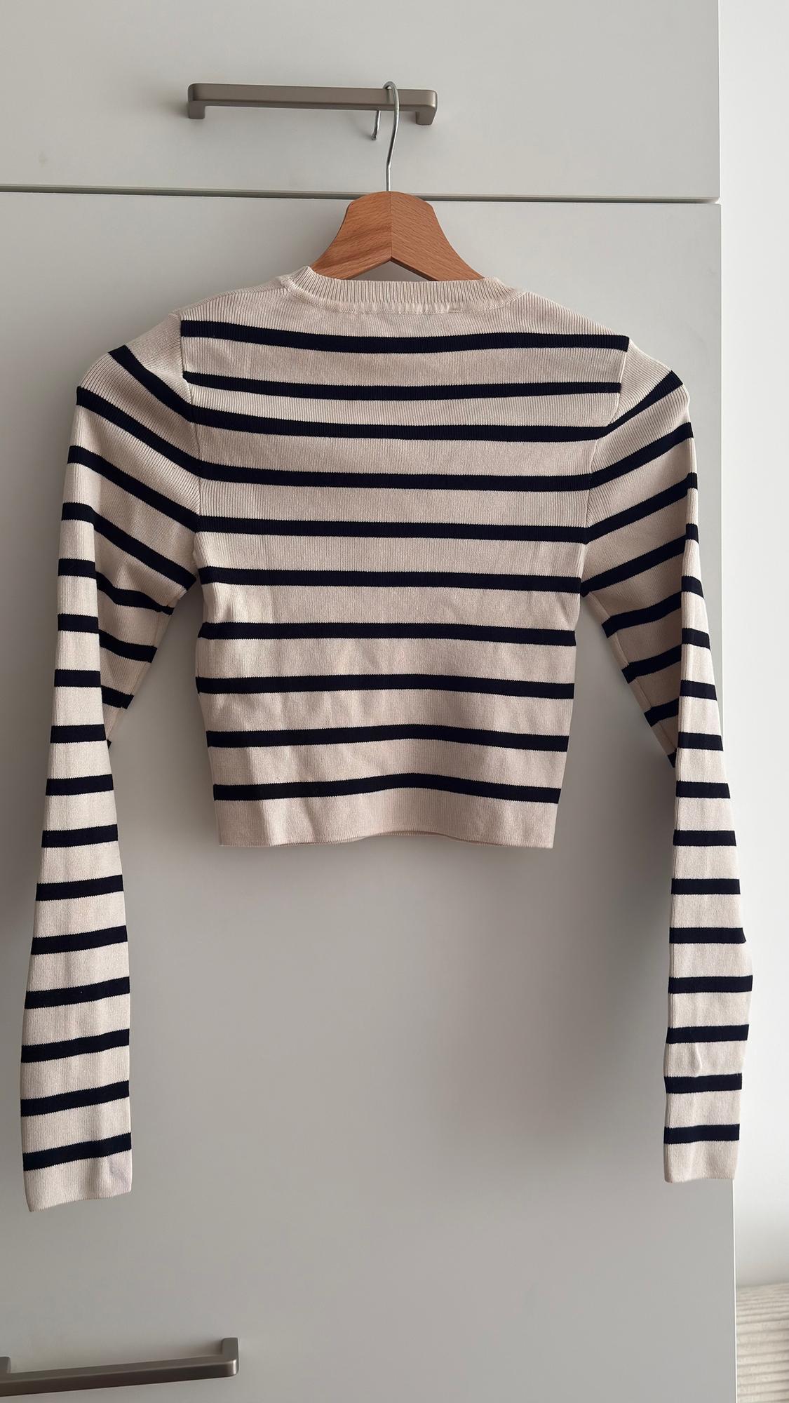BASIC RIBBED KNIT SWEATER - Image 2