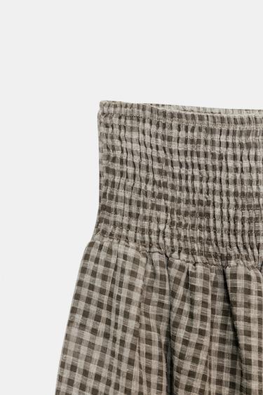 PANTALON À TAILLE ÉLASTIQUE - Gris moyen de Zara - Image 7