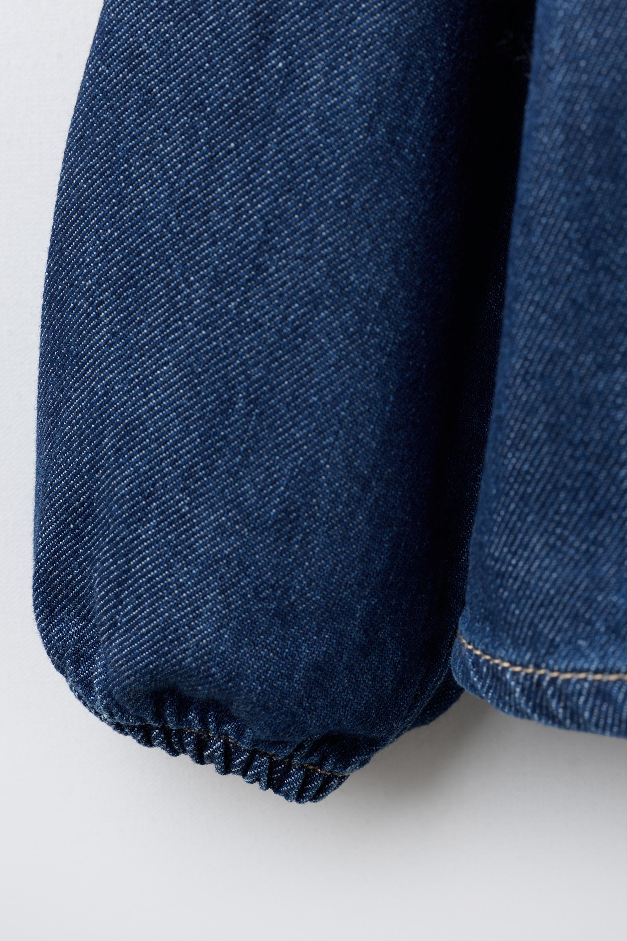 CHEMISE EN JEAN À LACETS