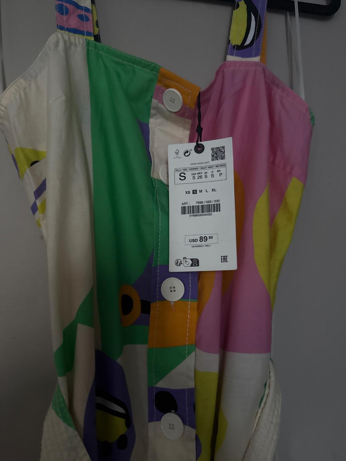 PRINTED MIDI DRESS - Image 3