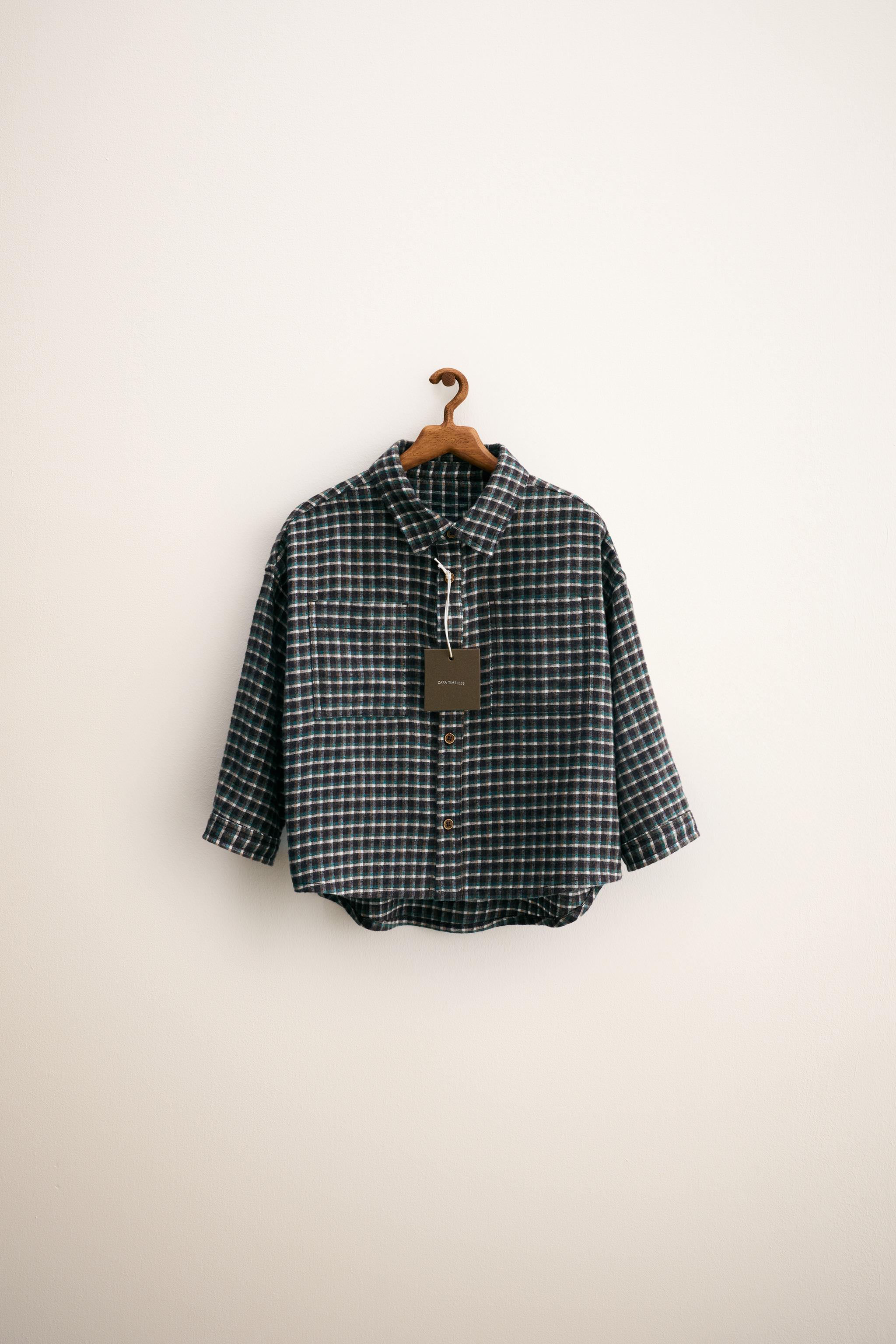 ZARA TIMELESS - SOFT GINGHAM CHECK SHIRT