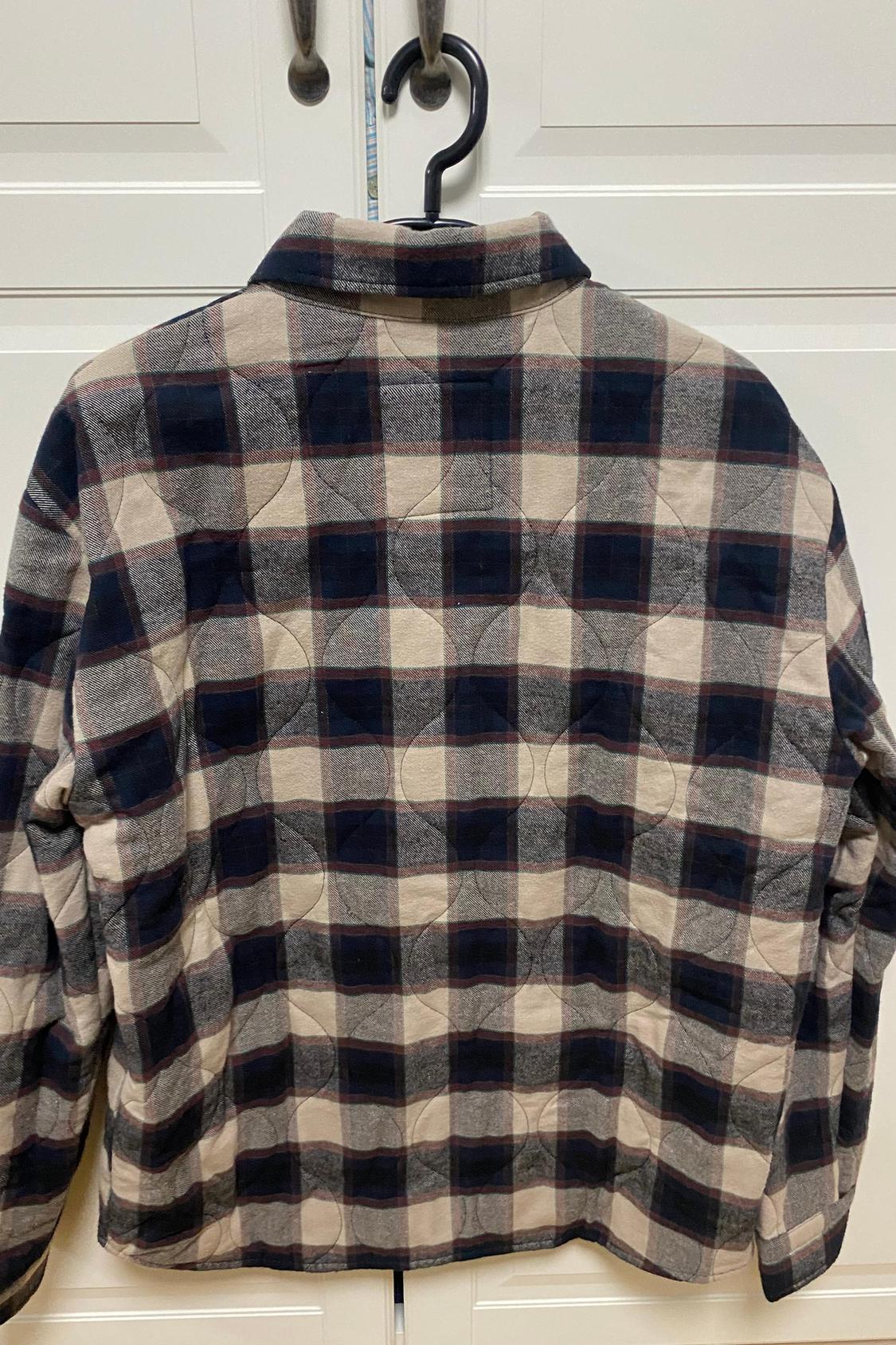 QUILTED CHECK OVERSHIRT - Image 3