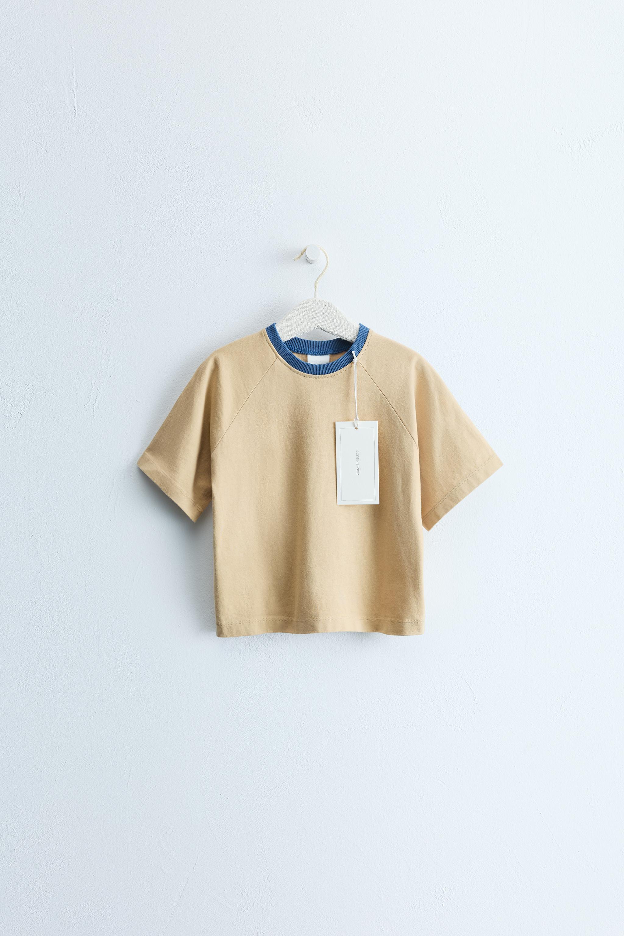 ZARA TIMELESS - T-SHIRT À LISERÉ EN CONTRASTE