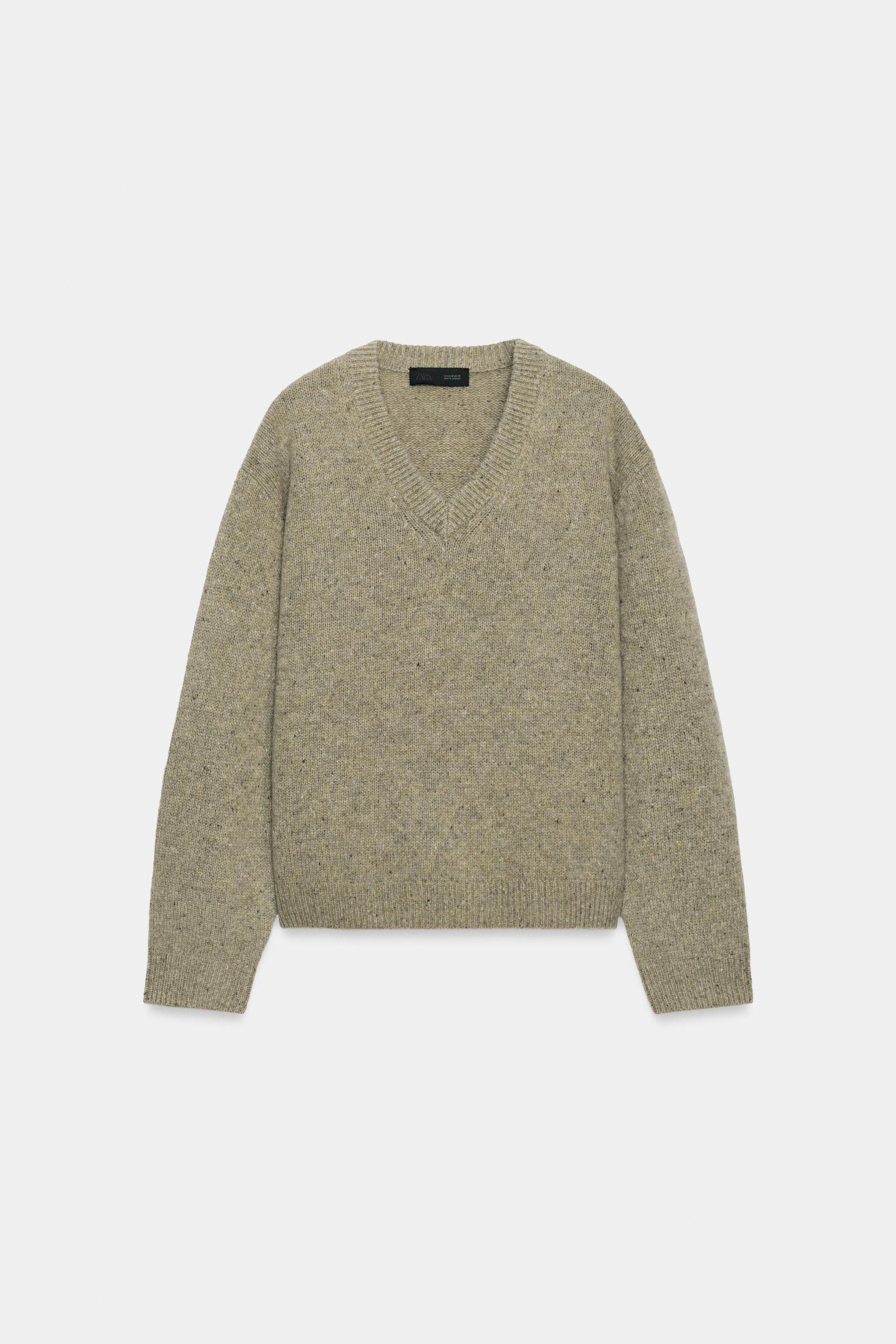 PULL 100 % LAINE COL EN V