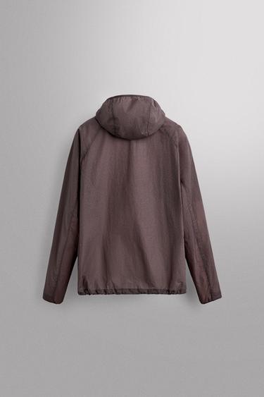 REFLECTIVE WINDBREAKER JACKET - Purple by Zara - Image 7
