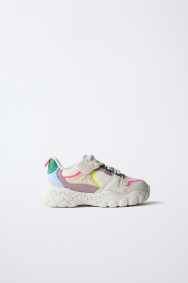 ZAPATILLA DEPORTIVA COLORES - Blanco de Zara