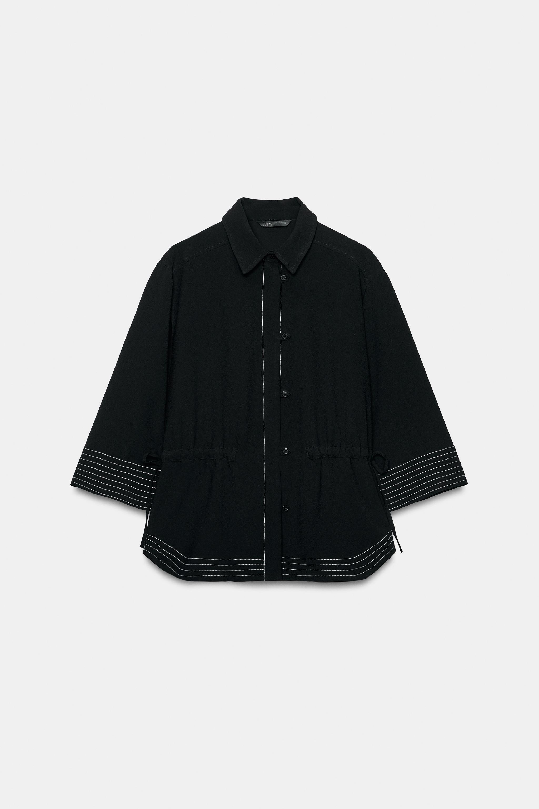 CHEMISE SURPIQÛRES CONTRASTE