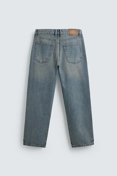 JEAN DROIT COUPE CHEVILLE - Bleu moyen de Zara - Image 8