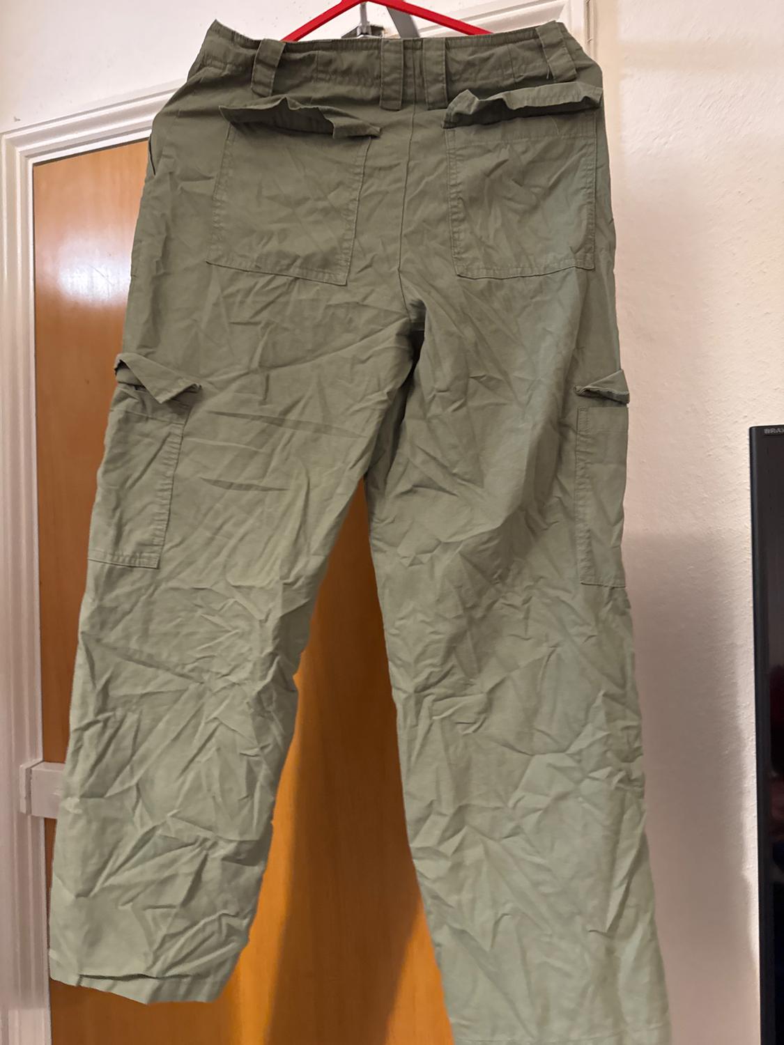 STRAIGHT FIT CARGO TROUSERS - Image 2